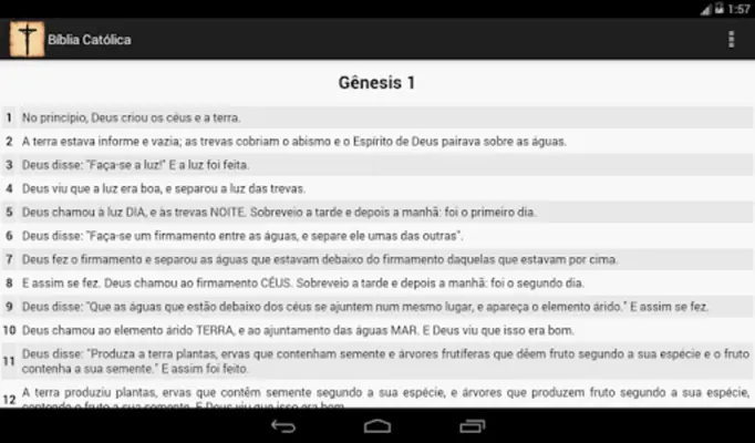 Bíblia Católica android App screenshot 0