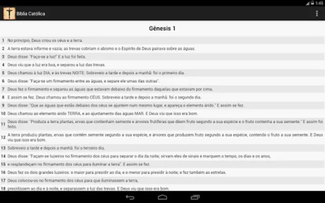 Bíblia Católica android App screenshot 1